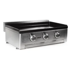 Plancha 3 Feux Inox 7.2kW Plaque En Fonte émaillé TRISTAR - 01.105053.02.001