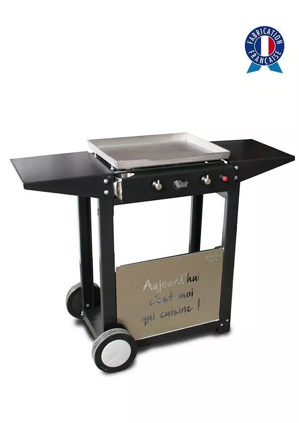 Plancha Gaz 2 Feux Lagos Tout Inox Sur Chariot TSMP - LA1_2F – Image 2